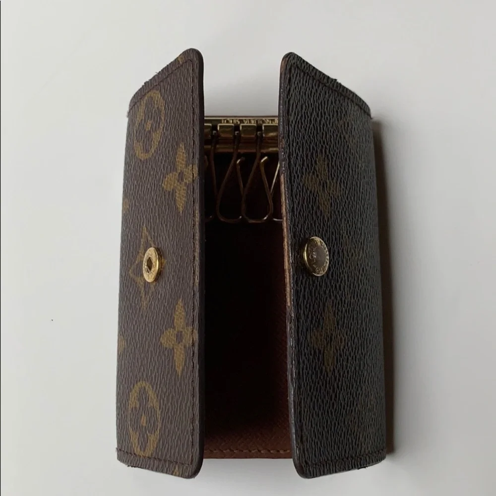 Louis Vuitton Brown Monogram Key & Card Holder